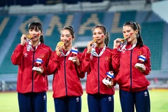 Những “cô gái vàng” 4x400m tiếp sức nữ suýt phá kỷ lục SEA Games