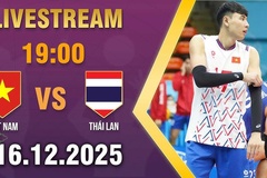 Link trực tiếp bóng chuyền SEA Games 33 hôm nay 16/12: Việt Nam vs Thái Lan