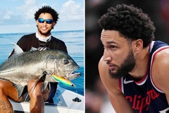 Ben Simmons lấn sân sang câu cá chuyên nghiệp trong khi chờ cơ hội trở lại NBA