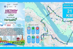 Chi tiết bản đồ đường chạy Giải bán marathon Quốc tế Việt Nam (VIHM) 2026 tài trợ bởi Herbalife