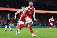 Bảng xếp hạng Ngoại hạng Anh sau khi Arsenal thắng đậm Aston Villa