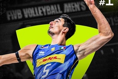 Alessandro Michieletto nhận danh hiệu VĐV bóng chuyền nam xuất sắc nhất năm 2025