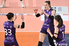 Rebecca và Kim Da-eun toả sáng giúp Heungkuk Life tìm lại cảm giác chiến thắng