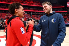 Luka Doncic nói gì khi "kỳ phùng địch thủ" Trae Young rời Atlanta?