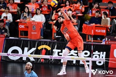 OK Savings Bank áp đảo Hyundai Capital, khẳng định “đối thủ kỵ giơ” tại V-League nam