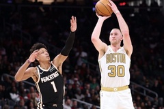 Kỷ lục NBA độc nhất vô nhị: Sam Hauser ghi 30 điểm chỉ bằng ném 3