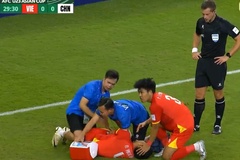 HLV Kim Sang Sik lo lắng với chấn thương của Hiểu Minh