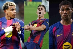 Hàng công Barcelona làm được điều mà Real Madrid không thể đạt tới