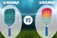 So sánh vợt pickleball lõi 16mm và 14mm: Phân tích kỹ thuật, cảm giác đánh và ứng dụng chiến thuật