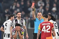 Vì sao VAR đổi thẻ vàng thứ hai thành thẻ đỏ cho hậu vệ của Juventus?