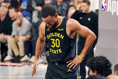 Bài toán nan giải của Warriors: Stephen Curry vật lộn với chấn thương đầu gối "khó lường"
