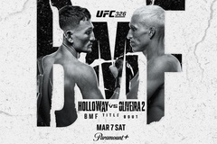 Lịch thi đấu UFC 326: Max Holloway cược đai BMF trước "Do Bronx"