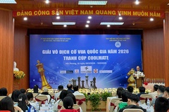 Các kỳ thủ hàng đầu tranh tài ở giải Vô địch cờ vua quốc gia 2026 tranh cúp Coolmate