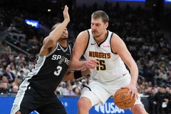 Nikola Jokic tái hiện bộ chỉ số 30-20-10 khó tin, Denver Nuggets ngược dòng ngoạn mục