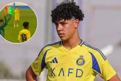 Con trai Ronaldo gây xôn xao ở Saudi Arabia: Nhận thẻ phạt sau khi thay người