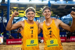 Bộ đôi số 1 bóng chuyền bãi biển vô địch Beach Pro Tour Brazil