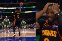 Cú ném điên rồ nhất mùa giải: Jonathan Kuminga vô tình ghi điểm từ khoảng cách toàn sân