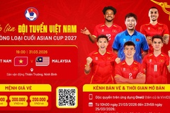 Giá vé trận Việt Nam vs Malaysia cao nhất 400.000 đồng