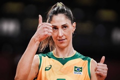 Huyền thoại bóng chuyền Brazil - Carol Gattaz giã từ sự nghiệp ở tuổi 44