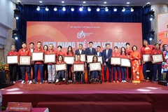 Tôn vinh VĐV, HLV tại gala Kỷ niệm 80 năm ngành Thể dục thể thao Việt Nam