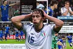 “Ngày tận thế”, “thảm họa”: Phản ứng từ giới truyền thông Ý sau khi Azzurri bị loại khỏi World Cup