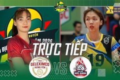Link trực tiếp giải bóng chuyền VĐQG 2026 hôm nay: Hoá chất Đức Giang vs Geleximco Hưng Yên