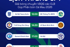 Lịch thi đấu giải bóng chuyền VĐQG hôm nay 6/4: Mở màn hấp dẫn