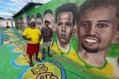 Từ Pele đến Mbappe: "Phố World Cup" ở vùng Grande Natal được tân trang và tràn ngập không khí World Cup