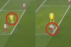 HLV Flick của Barcelona bức xúc vì hậu vệ Atletico không bị thẻ đỏ và chịu phạt đền