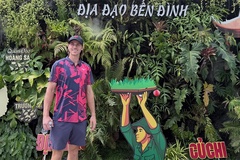 Tay vợt pickleball số 4 thế giới Christian Alshon trải nghiệm địa đạo Củ Chi