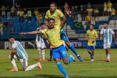 Thắng đậm Argentina, Brazil sớm giành vé đi tiếp ở giải U17 Nam Mỹ