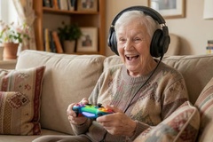 Cụ bà 91 tuổi mải chơi game, “bỏ qua” cả cảnh sát khi đang phá kỷ lục