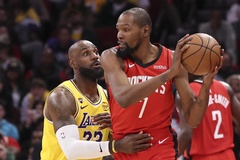 Thua thiệt về mặt thể hình, Los Angeles Lakers phải dùng ý chí để vượt qua Houston Rockets