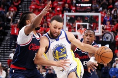 Bùng nổ ghi 35 điểm, Stephen Curry đưa Warriors tiến thêm một bước tới vòng NBA Playoffs