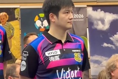 CLB bóng bàn Saarbrücken tri ân Fan Zhendong sau trận sân nhà cuối cùng