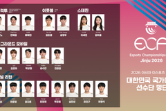 Hàn Quốc chốt đội hình 20 tuyển thủ dự Esports Championships Asia 2026