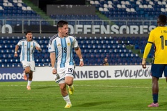 Argentina đánh bại Ecuador và giành quyền vào chung kết giải U17 Nam Mỹ