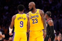 Lịch sử gọi tên: LeBron và Bronny James trở thành cặp cha con đầu tiên thi đấu tại NBA Playoffs