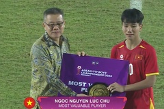 U17 Việt Nam “ẵm” cú đúp giải cá nhân tại U17 Đông Nam Á 2026
