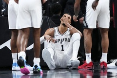 Mất đi "người khổng lồ" Wembanyama, San Antonio Spurs gặp khó trước sức mạnh của Blazers