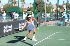 Hậu trường thi đấu của VĐV pickleball chuyên nghiệp tại PPA Atlanta