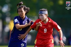 U17 nữ Việt Nam giật lại 1 điểm phút bù giờ trước Thái Lan