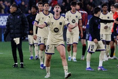 Bảng xếp hạng La Liga mới nhất sau khi Barcelona đánh bại Osasuna