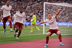 Bảng xếp hạng Ngoại hạng Anh mới nhất: Arsenal tái lập khoảng cách 5 điểm