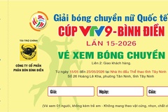 Công bố mức giá vé chính thức cúp VTV9 - Bình Điền 2026