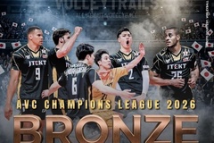 Boyer bùng nổ với 24 điểm, JTEKT Stings Aichi giành HCĐ AVC Champions League