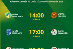 Lịch thi đấu cúp bóng chuyền VTV9 Bình Điền hôm nay 17/5