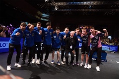 Fan Zhendong thua cả hai trận, Saarbrücken vẫn đăng quang Champions League bóng bàn châu Âu
