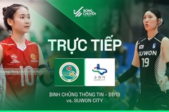 Link trực tiếp cúp bóng chuyền VTV9 Bình Điền hôm nay 20/5: Binh Chủng Thông Tin vs Suwon City