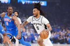 Stephon Castle của Spurs thiết lập kỷ lục tồi tệ sau Game 2 thảm họa trước OKC Thunder